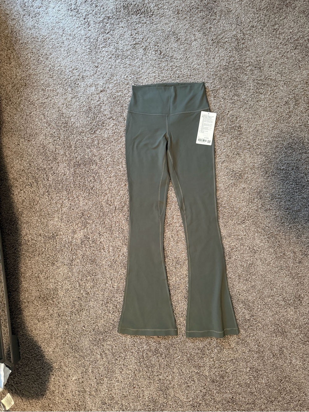 Lululemon Align High Rise Mini Flare Pant in Grey Sage - Picture 2 of 5